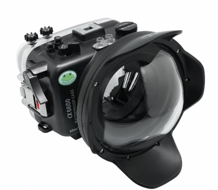 Caisson Seafrogs pour appareil photo Sony A6600 with WA005-B dome port