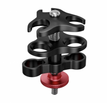 Clamp Seafrogs : pince &agrave; rotule en aluminium pour plong&eacute;e, support papillon
