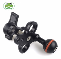 Pince &agrave; rotule CP 5 Seafrogs 1 pouce pour &eacute;clairage sous-marin en alliage d\'aluminium