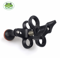 Pince &agrave; rotule CP 5 Seafrogs 1 pouce pour &eacute;clairage sous-marin en alliage d\'aluminium