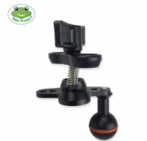 Pince &agrave; rotule CP 5 Seafrogs 1 pouce pour &eacute;clairage sous-marin en alliage d\'aluminium