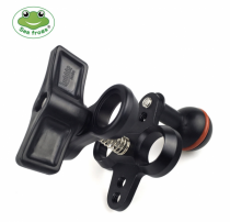 Pince &agrave; rotule CP 5 Seafrogs 1 pouce pour &eacute;clairage sous-marin en alliage d\'aluminium
