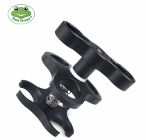 Pince Seafrogs 1\  CP-3 &agrave; double bras &agrave; rotule anticorrosion pour la photographie sous-marine