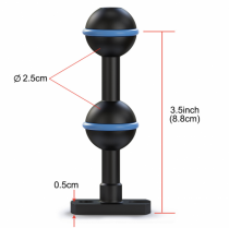 Rotule de base Seafrogs 3.5\  Double ball