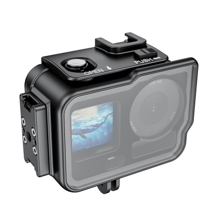 Seafrogs caisson aluminium pour cam&eacute;ra d\'action DJI Osmo 5 Pro/4/3, 60 m de profondeur / 195 pieds