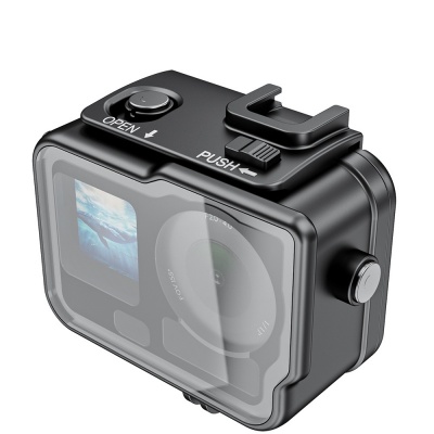 Seafrogs caisson aluminium pour cam&eacute;ra d\'action DJI Osmo 5 Pro/4/3, 60 m de profondeur / 195 pieds