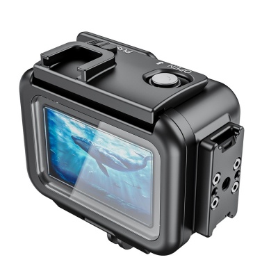 Seafrogs caisson aluminium pour cam&eacute;ra d\'action DJI Osmo 5 Pro/4/3, 60 m de profondeur / 195 pieds
