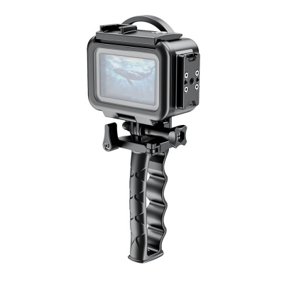 Seafrogs caisson aluminium pour cam&eacute;ra d\'action DJI Osmo 5 Pro/4/3, 60 m de profondeur / 195 pieds