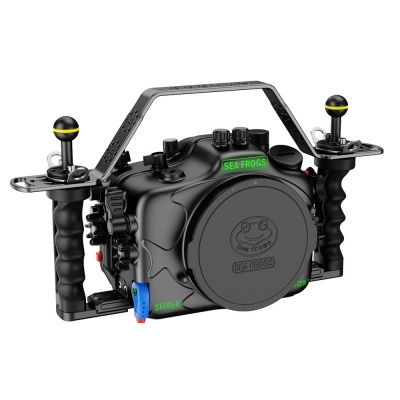 Seafrogs caisson aluminium pour Canon EOS R6 Mark II (Gris)