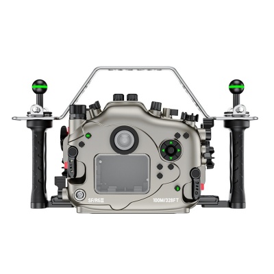 Seafrogs caisson aluminium pour Canon EOS R6 Mark III (Gris)