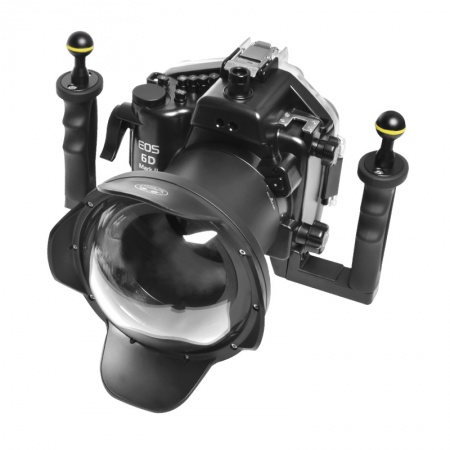 SEAFROGS caisson &eacute;tanche pour Canon EOS 6D II + Dome WA005-A
