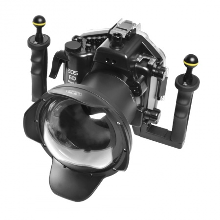 SEAFROGS caisson &eacute;tanche pour Canon EOS 6D II + Dome WA005-A