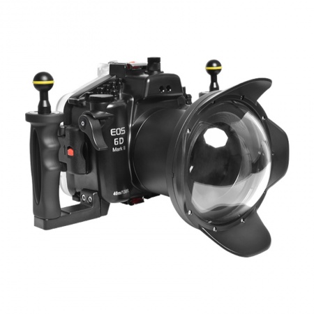 SEAFROGS caisson &eacute;tanche pour Canon EOS 6D II + Dome WA005-A