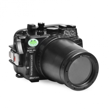 SEAFROGS caisson &eacute;tanche pour Canon EOS M6 II + Hublot plat FL18150