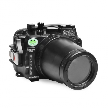 SEAFROGS caisson &eacute;tanche pour Canon EOS M6 II + Hublot plat FL18150