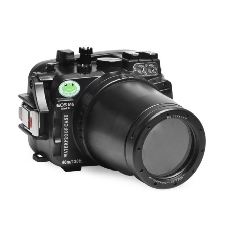 SEAFROGS caisson &eacute;tanche pour Canon EOS M6 II + Hublot plat FL18150