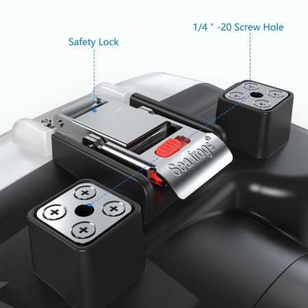 SEAFROGS caisson &eacute;tanche pour Canon EOS R + Dome WA005-A