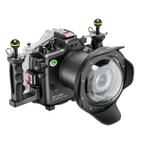 SEAFROGS caisson &eacute;tanche pour Canon EOS R3 + Dome WA005-F
