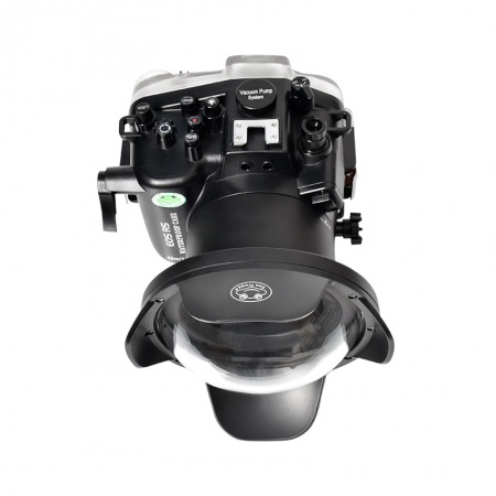 SEAFROGS caisson &eacute;tanche pour Canon EOS R5 + Dome WA005-A