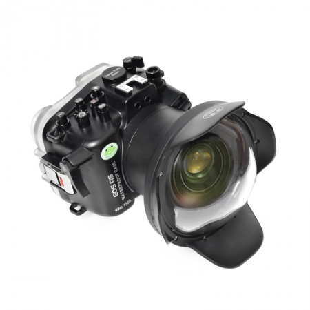 SEAFROGS caisson &eacute;tanche pour Canon EOS R5 + Dome WA005-A