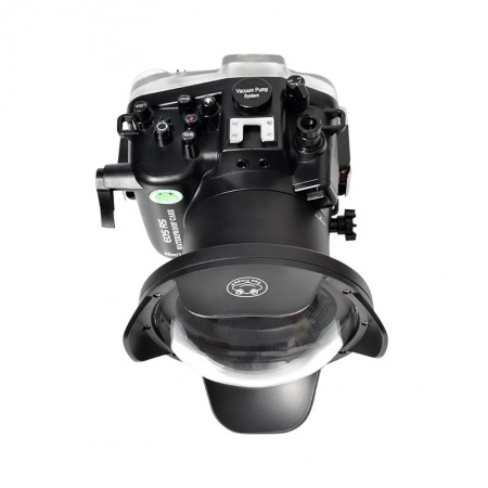 SEAFROGS caisson &eacute;tanche pour Canon EOS R5 + Dome WA005-A