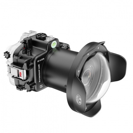 SEAFROGS caisson &eacute;tanche pour Canon EOS R50 + Dome WA005-A