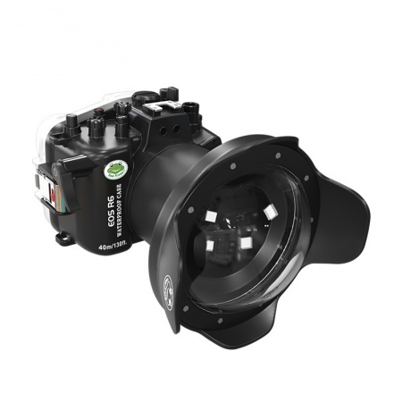 SEAFROGS caisson &eacute;tanche pour Canon EOS R6 + Dome WA005-A