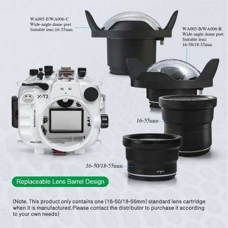 SEAFROGS caisson &eacute;tanche pour Fujifilm X-T3