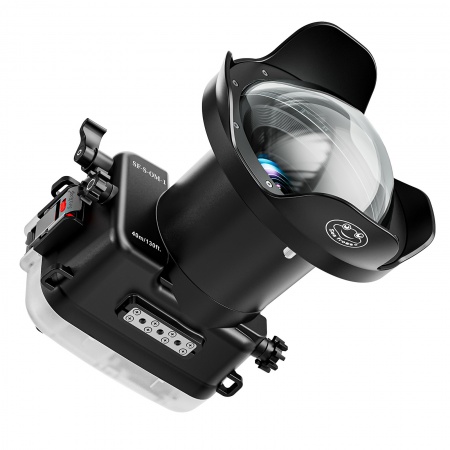 SEAFROGS caisson &eacute;tanche pour OM SYSTEM OM1 + Dome WA005-A