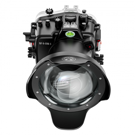 SEAFROGS caisson &eacute;tanche pour OM SYSTEM OM1 + Dome WA005-A