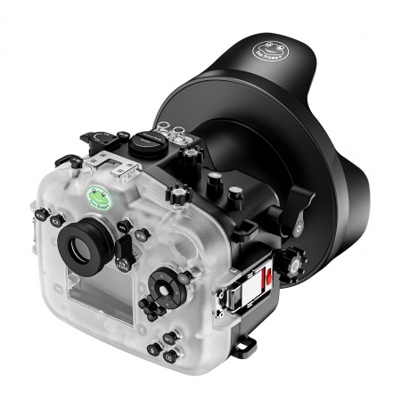 SEAFROGS caisson &eacute;tanche pour OM SYSTEM OM1 + Dome WA005-A
