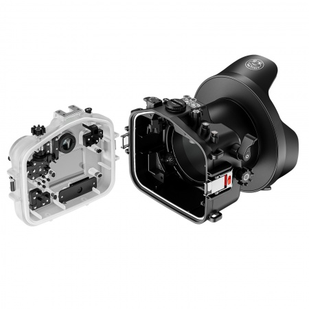 SEAFROGS caisson &eacute;tanche pour OM SYSTEM OM1 + Dome WA005-A