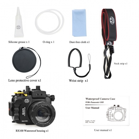 SEAFROGS caisson &eacute;tanche pour Panasonic GH5/GH5S/GH5-II