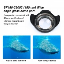 Seafrogs d&ocirc;me en verre grand angle Sea Frogs 180 mm