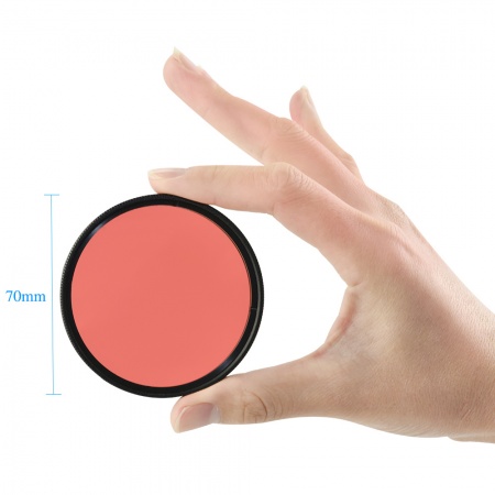 SEAFROGS Filtre rouge 67mm pour photographie sous marine