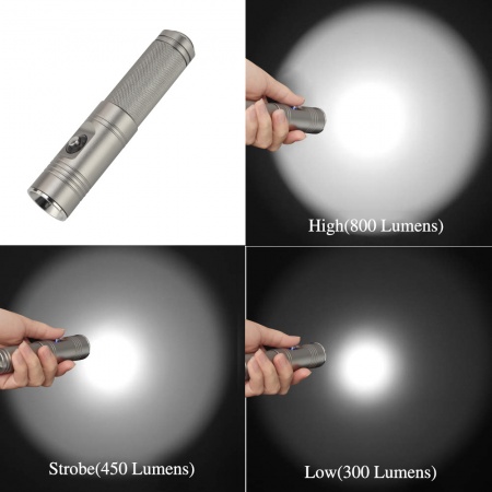 SEAFROGS Lampe de plong&eacute;e 900 Lumens en aluminium 