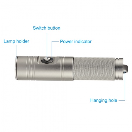 SEAFROGS Lampe de plong&eacute;e 900 Lumens en aluminium 