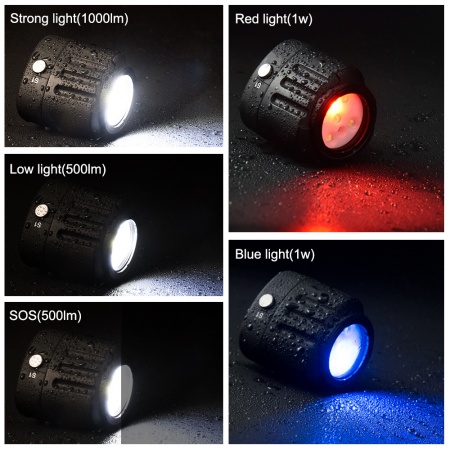 SEAFROGS Lampe Vid&eacute;o SL-18 1000 Lumens compatible GoPro 13/12/11/10/9