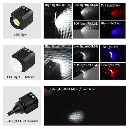 SEAFROGS Lampe Vid&eacute;o SL-19 2000 Lumens