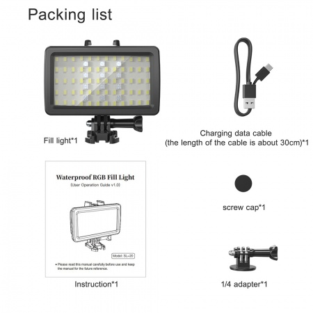 SEAFROGS Lampe Vid&eacute;o SL-20 5000 Lumens
