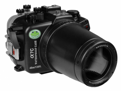 Caisson Seafrogs pour appareil photo A7C avec FL18150 ( 90 mm )