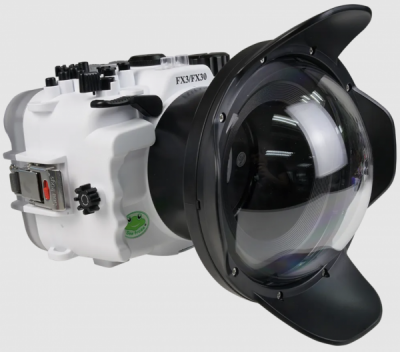 Caisson Seafrogs pour appareil photo FX30 + WA005-F Dome Port