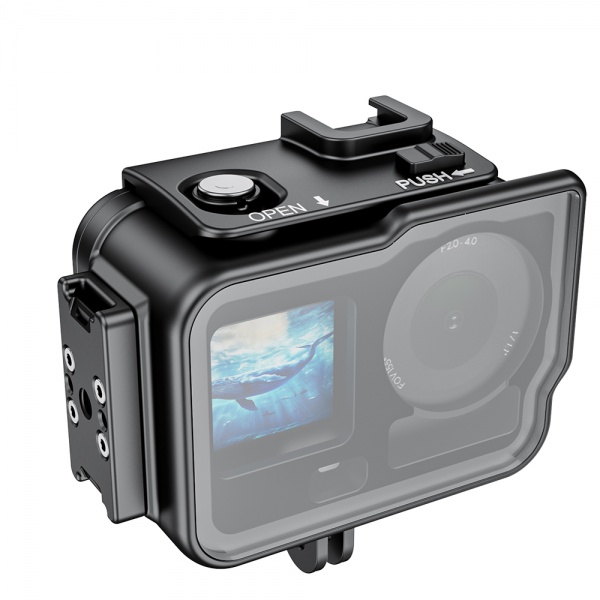 Seafrogs caisson aluminium pour cam�ra d\'action DJI Osmo 5 Pro/4/3, 60 m de profondeur / 195 pieds