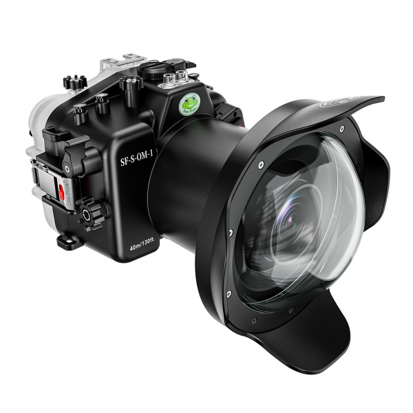 SEAFROGS caisson �tanche pour OM SYSTEM OM1 + Dome WA005-A