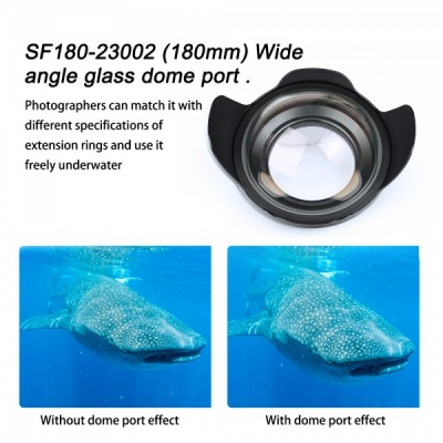 Seafrogs d�me en verre grand angle Sea Frogs 180 mm