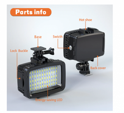 SEAFROGS Lampe Vid&eacute;o SL101 1800 Lumens